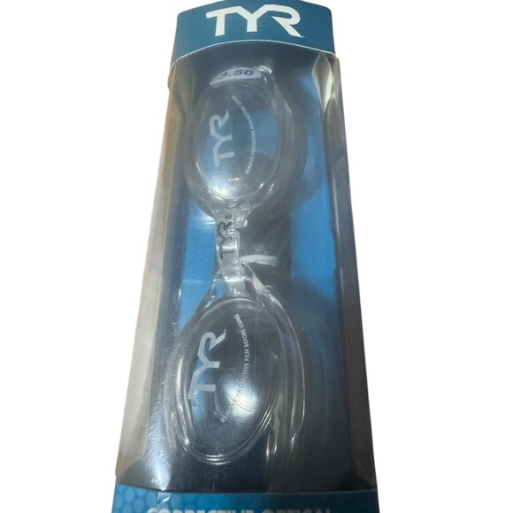 TYR Corrective Optical Swim Goggles Clear -3.50 NEW IN PACKAGE - Picture 3 of 7